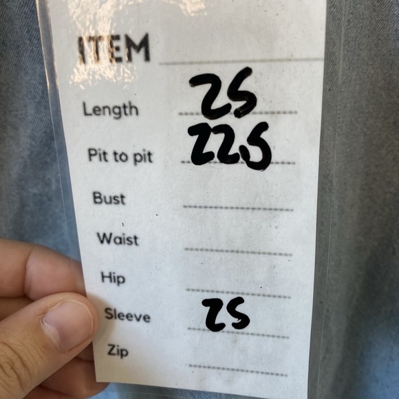 Driftwood Chambray Blouse Womens S Blue Floral Embroidered Long Sleeve Boho - Picture 11 of 11